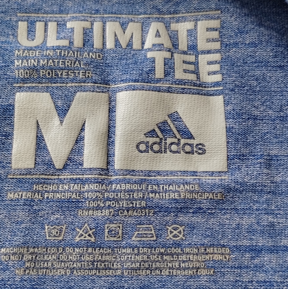 Adidas Ultimate Tee Climalite Long Sleeve Shirt Men M Casual Running WorkOut - Picture 3 of 14